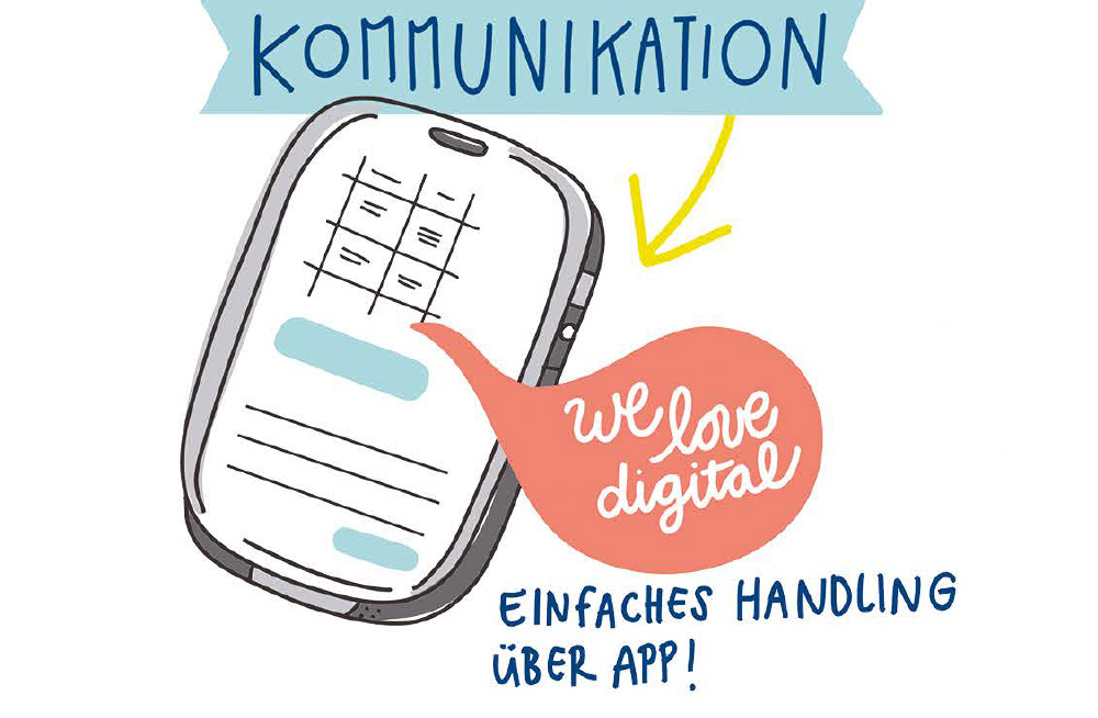 Digitale Kommunikation via App - 3raum Campus nutzt benutzerfreundliche Smartphone-App für effiziente Einsatzplanung