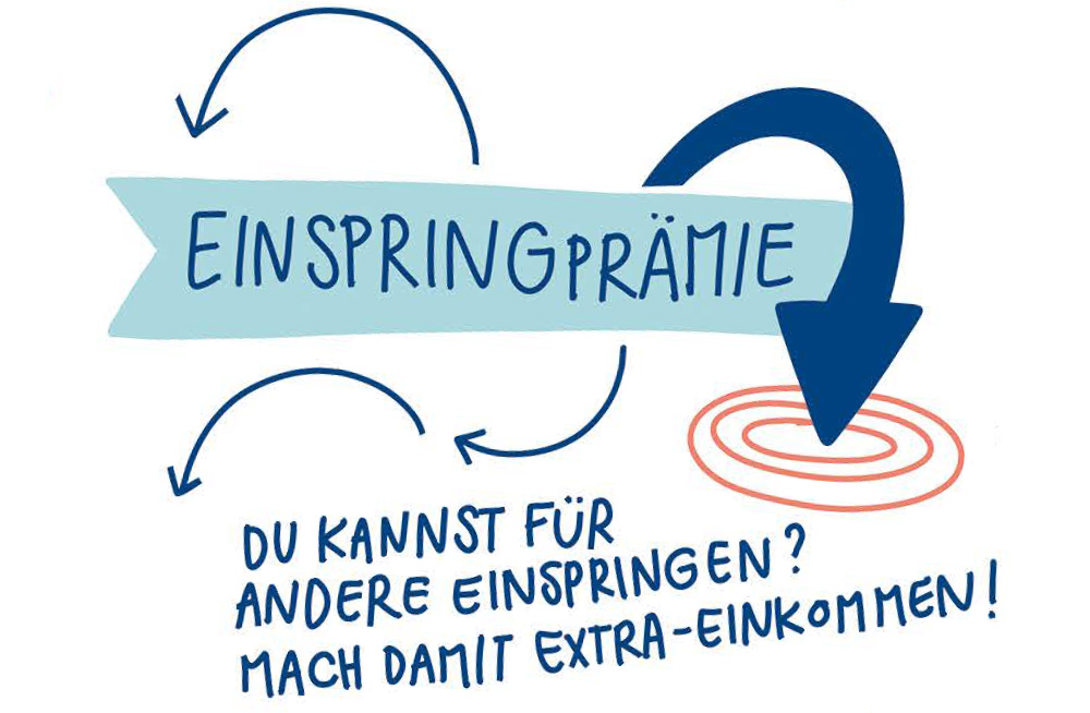 Einspringprämie - 3raum Campus belohnt Werkstudierende mit Extra-Einkommen für flexibles Einspringen bei Personalengpässen